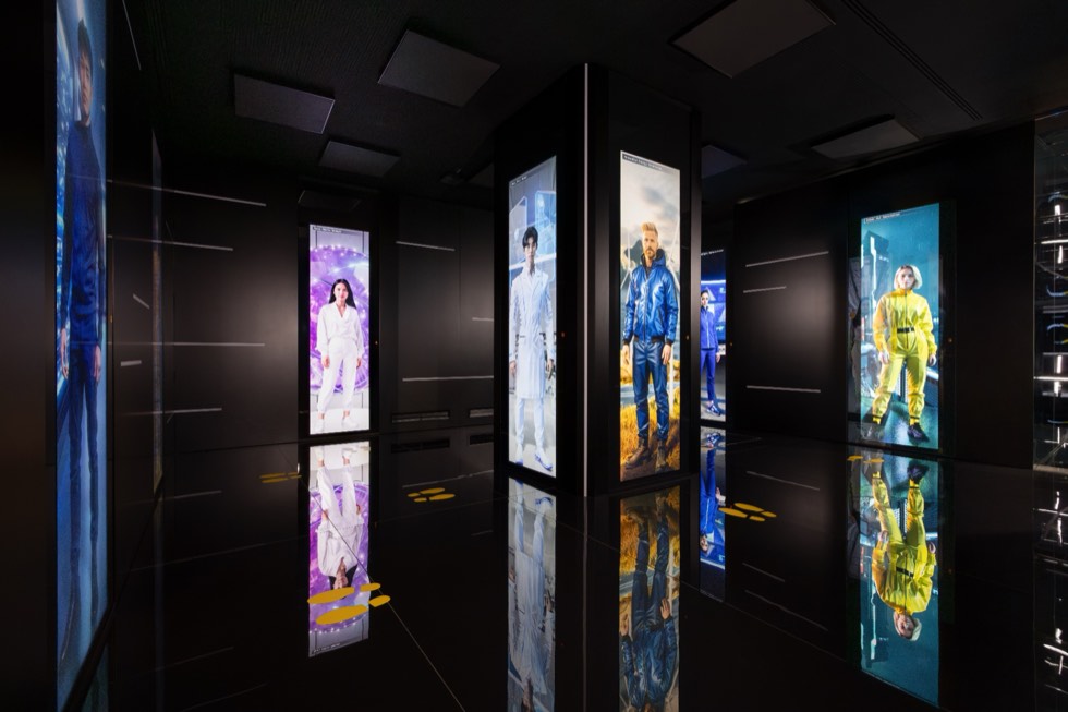 Interactive exhibition space inside STEP